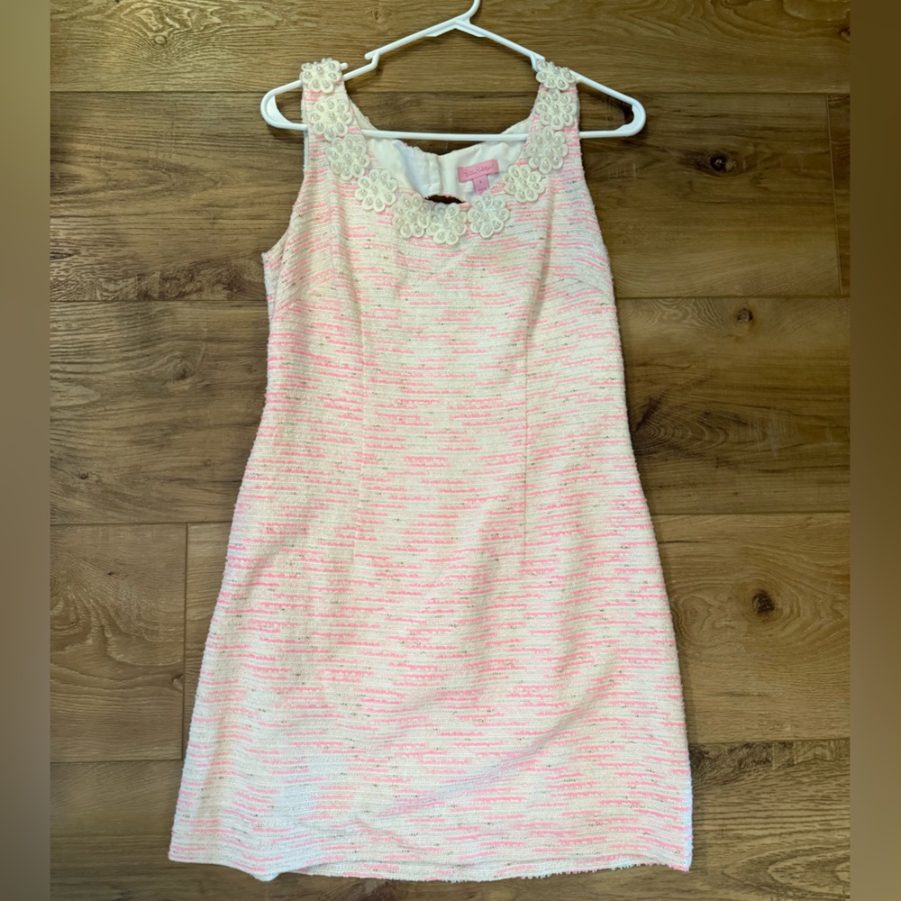 Lilly Pulitzer Pink and Cream Dress